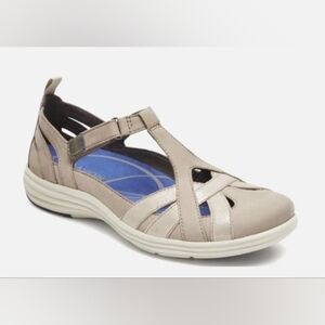 Beaumont Fisherman Nude Leather Casual Sandals Shoes Size 10 D (EU 41.5) Wide